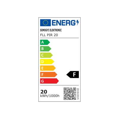 LED fényvető, mozgásérzékelős, 20W, 1600 lm, IP65 - FLL PIR 20